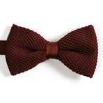 Silk Bow Tie // Brown