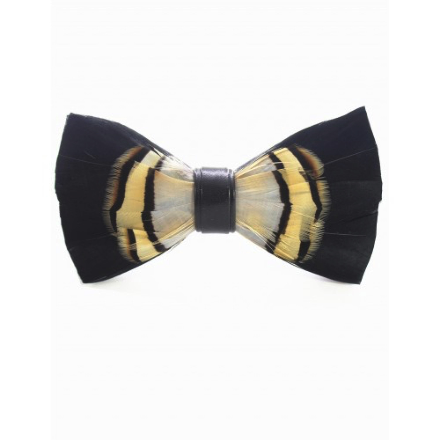 Duck Feather Bow Tie // Blue + White - Le Chic Français - Touch of Modern