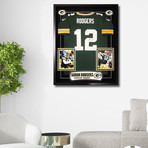 Signed + Framed Jersey // Aaron Rodgers