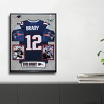 Signed + Framed Jersey // Tom Brady