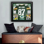 Signed + Framed Jersey // Jordy Nelson