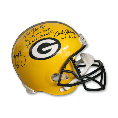 Signed + Framed Helmet // Packers Legends Helmet