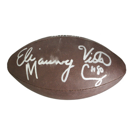 Signed Football // Eli Manning