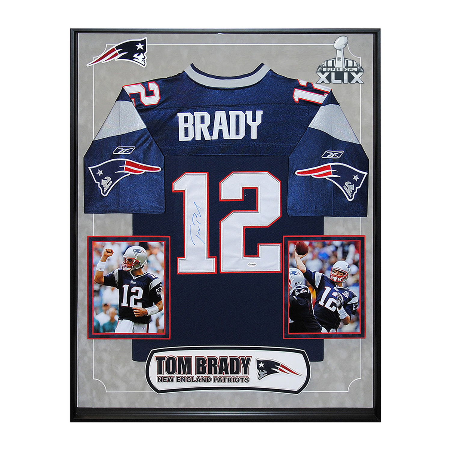 Signed + Framed Jersey // Tom Brady - World-Class Athletes - Touch of ...