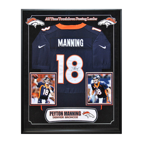 Signed + Framed Jersey // Peyton Manning