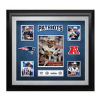 Signed + Framed Collage // Tom Brady