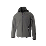 Hooded Chest Zipper Jacket // Olive + Gray (2XL)