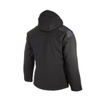 Hooded Windbreaker Jacket // Black (XS)