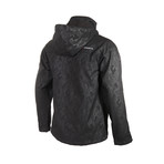 Camo Chest Zipper Jacket // Black (2XL)