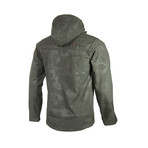 Camo 2 Cresta Zipper Jacket // Green (L)