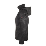 Camo 2 Cresta Zipper Jacket // Black (M)