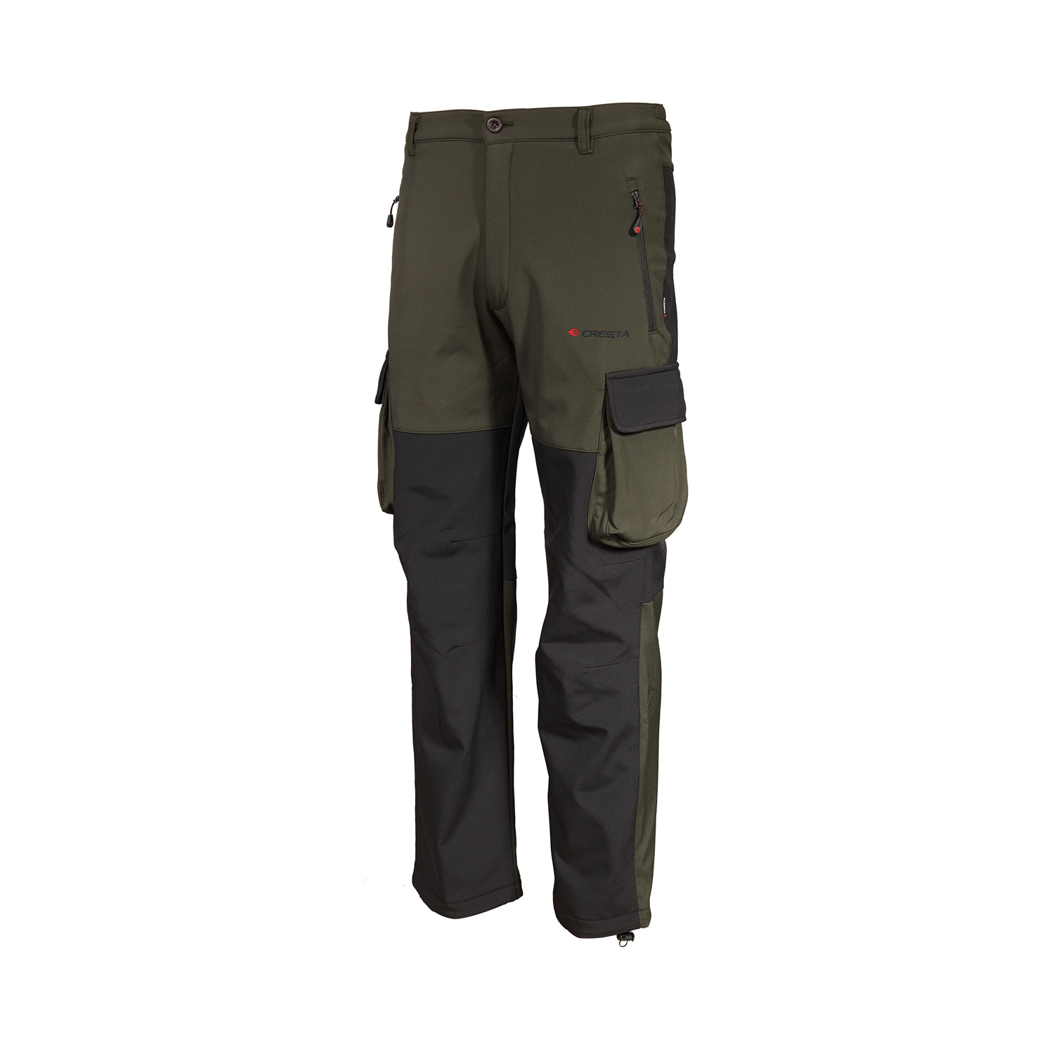 Two-Tone Cargo Pants // Olive + Black (S) - Cresta - Touch of Modern