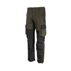 Two-Tone Cargo Pants // Olive + Black (S)