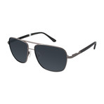 Allen Aviator Polarized Sunglasses // Gunmetal