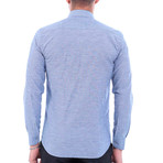 Art Slim-Fit Shirt // Blue (XL)
