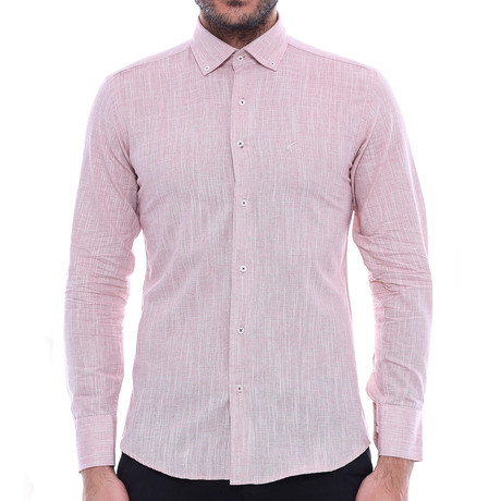 Douglass Slim-Fit Shirt // Pink (S)