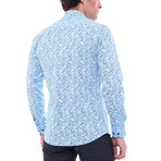 Long Slim-Fit Shirt // Blue (L)