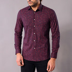 Ty Slim-Fit Shirt // Dark Purple (L)