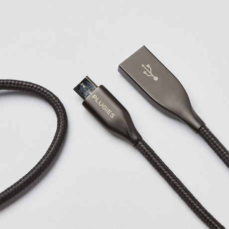 Braided Nylon Cable // MicroUSB (Micro-USB)