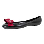 Red Valentino // Bow Rubber Flats // Black (Euro: 34)