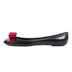Red Valentino // Bow Rubber Flats // Black (Euro: 34)