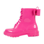 Red Valentino // Lace Front + Bow Rubber Rain Boots // Pink (Euro: 34)