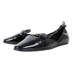 Bottega Veneta // Patent Leather Loafer Flats // Black (Euro: 38)