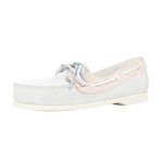 Bottega Veneta // Suede Boat Shoes // Ivory (Euro: 36)