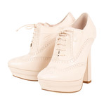 Bottega Veneta // Leather Oxford Heels // Pink (Euro: 37)