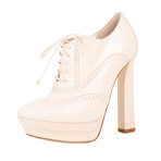 Bottega Veneta // Leather Oxford Heels // Pink (Euro: 36)