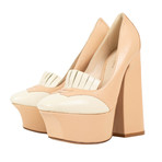 Bottega Veneta // Oxford Platform Leather Heels // Pink (Euro: 37)