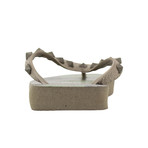 Valentino // Rockstud Flip Flops // Green (Euro: 37.5)