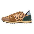Valentino // Print Suede Sneakers // Multi-Color (Euro: 34)