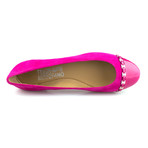 Salvatore Ferragamo // Pim Suede Ballet Flat // Pink (Euro: 34)