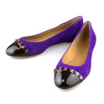 Salvatore Ferragamo // Pim Suede Ballet Flat // Purple (Euro: 34)