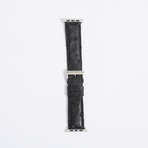 Handmade Genuine Ostrich Strap (Black)