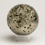 Polished Pyrite Sphere // Peru (4.5")
