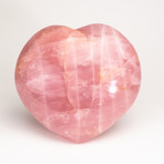 Large Polished Rose Quartz Heart // Brazil