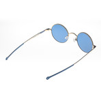 Circular II Sunglasses // Whale // Gold + Blue