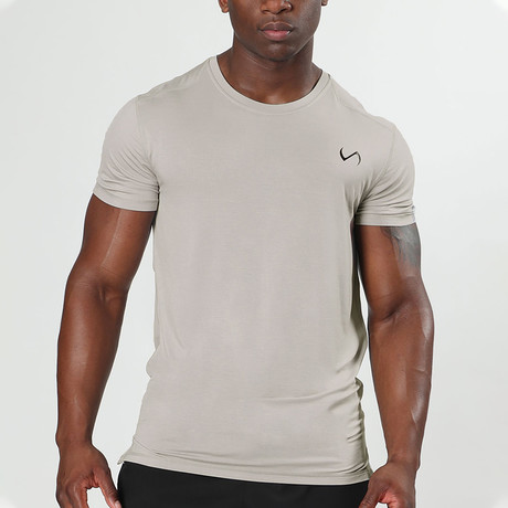 Root Crew Neck Shirt // Silver Grey (M)