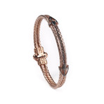 Arrow Bracelet // 18K Rose Gold Plated (M)