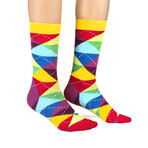 The Rainbow Socks // 3 Pack (US: 6-9)