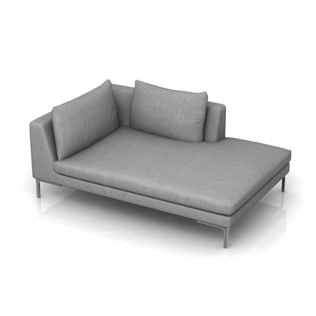 Chaise LSF (Lindsey Charcoal)