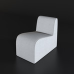 Straight Seat (Wave Modular White)