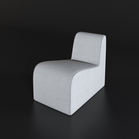 Wide Front Seat (Wave Modular White)