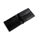 Leather Bifold Wallet // Black