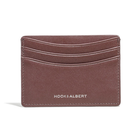 Leather Card Holder // Brown