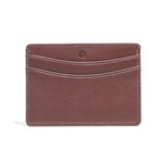 Leather Card Holder // Brown