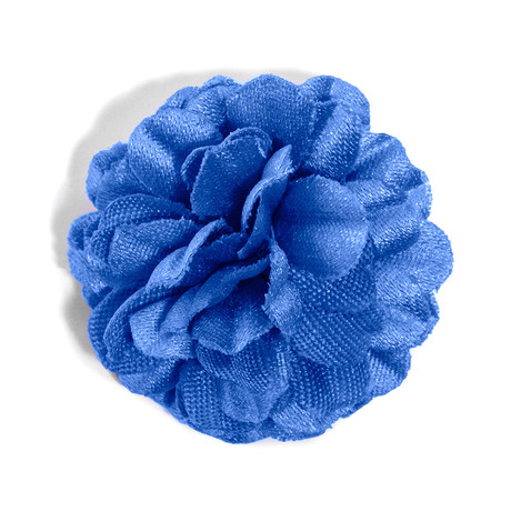 Mini Lapel Flower // Blue