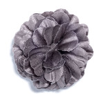 Mini Small Lapel Flower // Gray